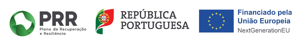 Financiado pelo PRR — Plano de Recuperação e Resiliência, República Portuguesa e União Europeia NextGenerationEU